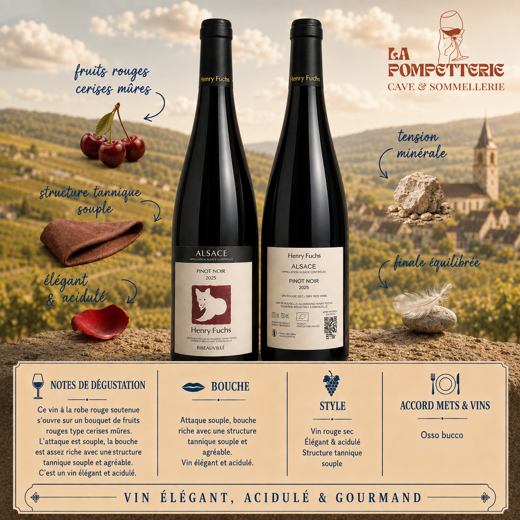 Alsace "Pinot Noir" Henry Fuchs 2025