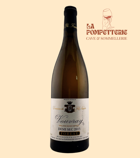 [11024] Vouvray demi-sec, Domaine du Clos Naudin 2015