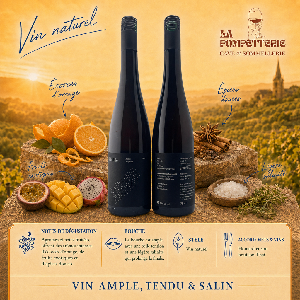 Alsace "Hespéridé" Domaine Achillée 2022