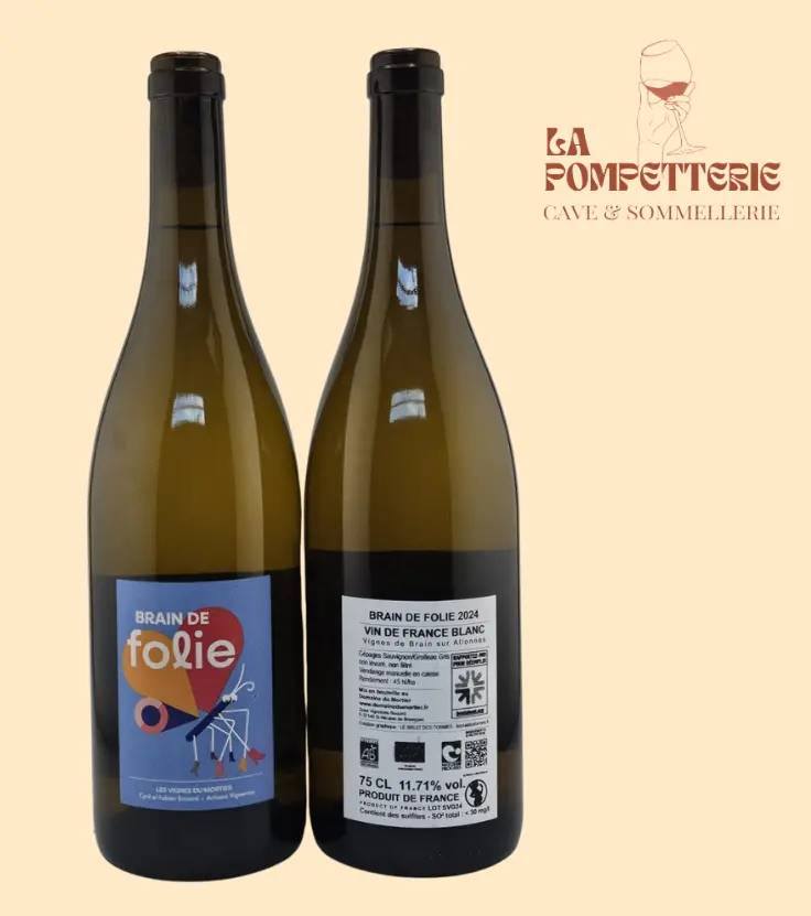 VDF "Brain de Folie, Sauvignon" Les Vignes du Mortier 2024