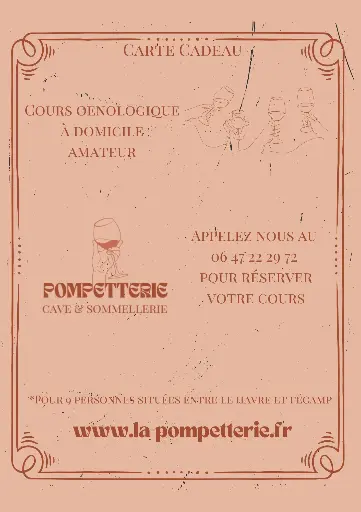 Carte-cadeau - cours oenologique amateur