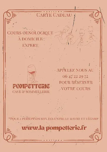 Carte-cadeau - cours oenologique expert